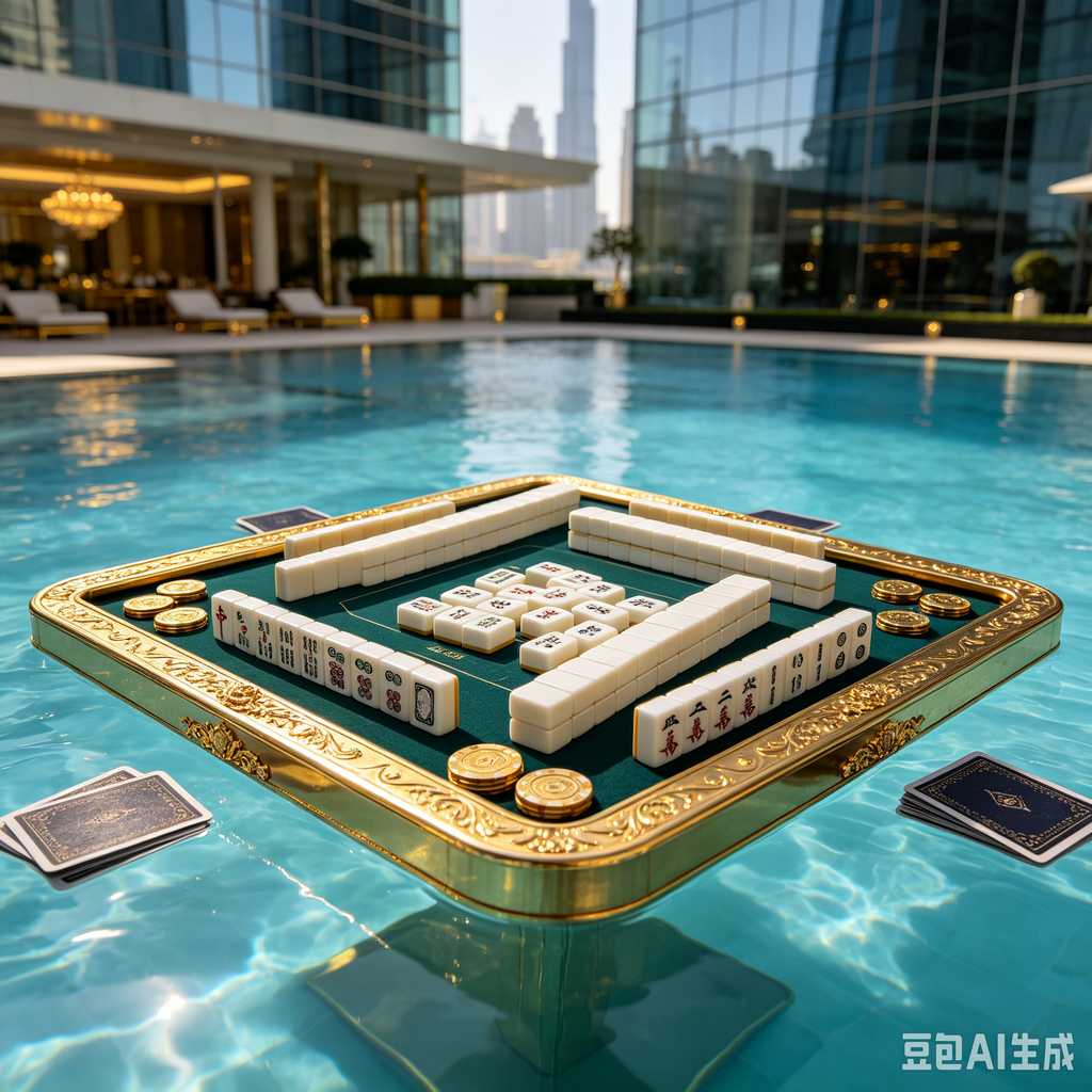 printed logo mahjong set