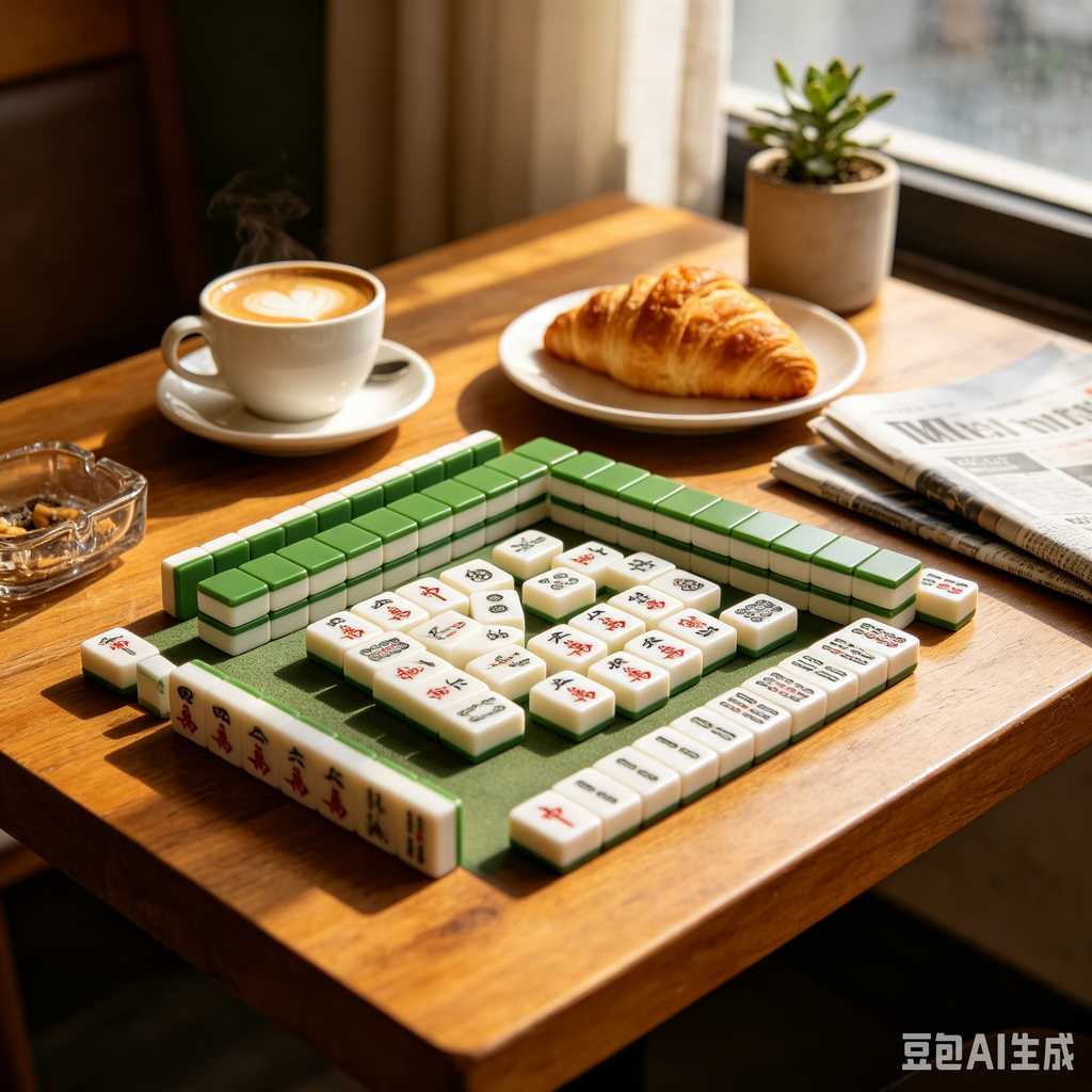stable print mahjong set