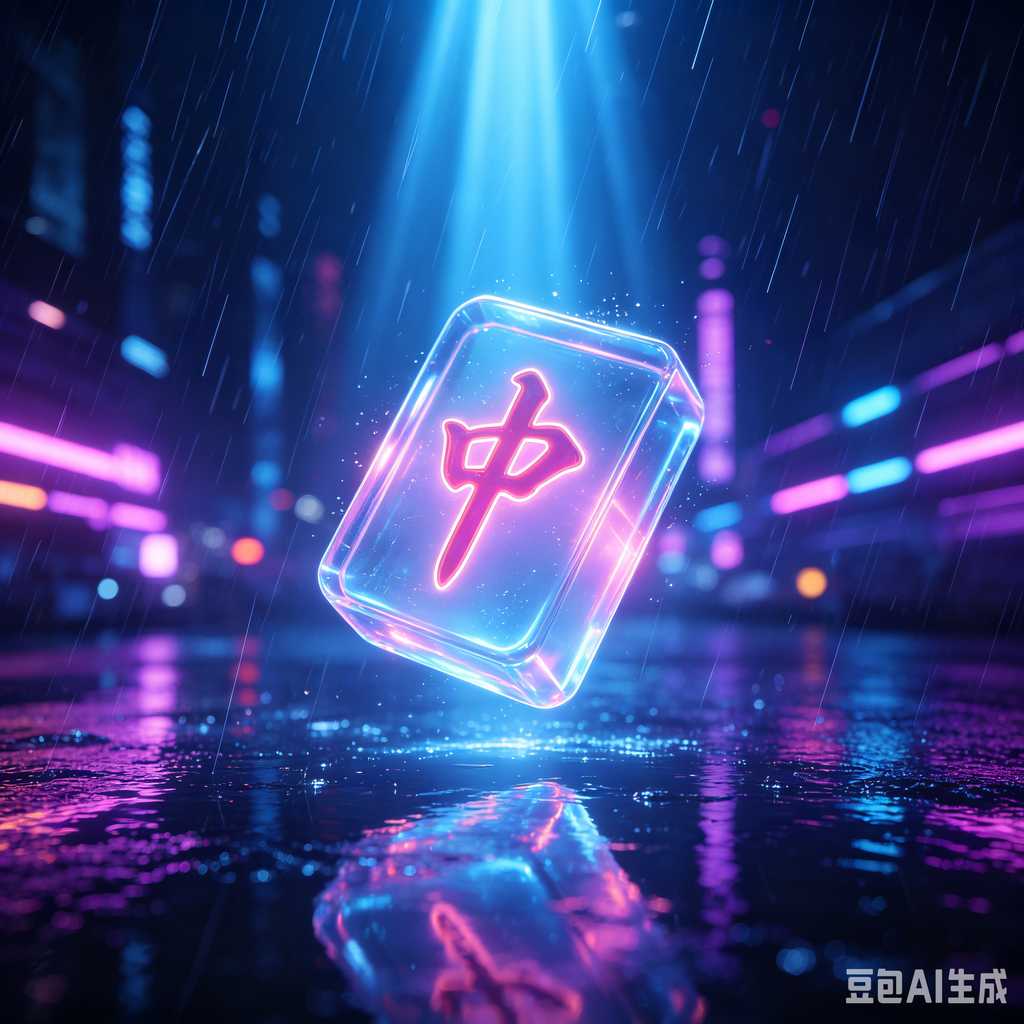 blue mahjong tiles