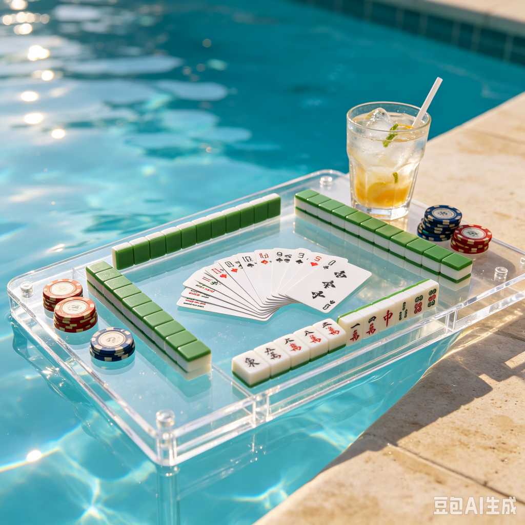 mini travel mahjong set lightweight
